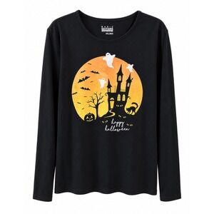 NWT Halloween Long Sleeve Graphic Tee Women's XXL